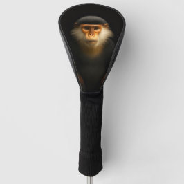 Zwarte 4 Luxe Golf Driver Hoes, Rood Douc Langur Golfheadcover