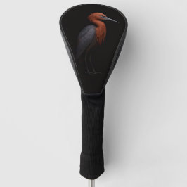 Zwarte 4 Luxe Golf Driver Hoes, Rossige Reiger Golfheadcover