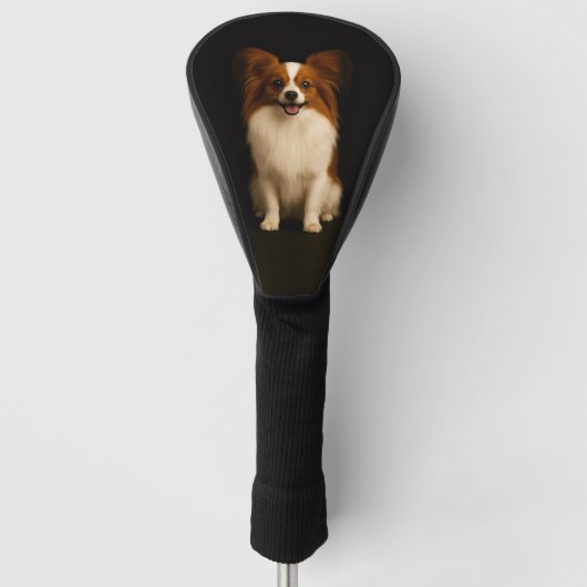 Zwarte 4 Luxe Golf Driver Hoes, Verfijnd Papillon Golfheadcover (Voorkant)