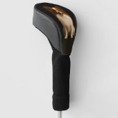 Zwarte 4 Luxe Golf Driver Hoes, Verfijnd Papillon Golfheadcover (Schuin)