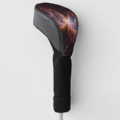 Zwarte 4 Luxe Golf Driver Hoes, Vlindernevel Golfheadcover (Schuin)