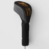 Zwarte 4 Luxe Golf Driver Hoes, Yorkshire Terrier Golfheadcover (Schuin)