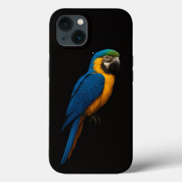 Zwarte 4 Luxe iPhone 13, Blauwe Gele Ara Case-Mate iPhone Case