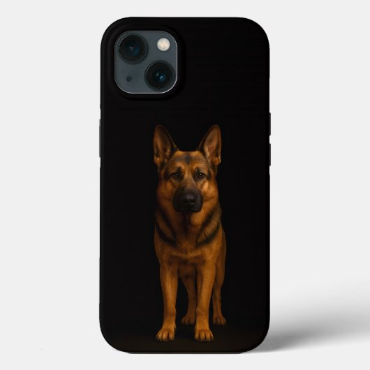 Zwarte 4 Luxe iPhone 13, Duitse herdershond Case-Mate iPhone Case (Achterkant)