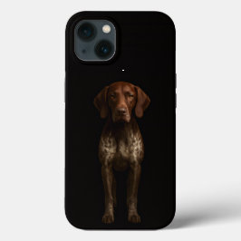 Zwarte 4 Luxe iPhone 13, Duitse Pointer Hond Case-Mate iPhone Case