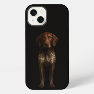Zwarte 4 Luxe iPhone 13, Duitse Pointer Hond 13 Hoesje