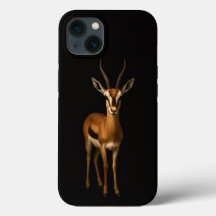 Zwarte 4 Luxe iPhone 13, Elegante Gazella
