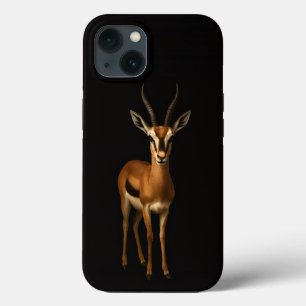 Zwarte 4 Luxe iPhone 13, Elegante Gazella Case-Mate iPhone Case