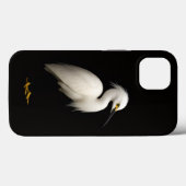 Zwarte 4 Luxe iPhone 13, Elegante Grote Zilverreig Case-Mate iPhone Case (Achterkant (horizontaal))