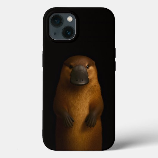 Zwarte 4 Luxe iPhone 13, Elegante Vogelbekdier Case-Mate iPhone Case (Achterkant)