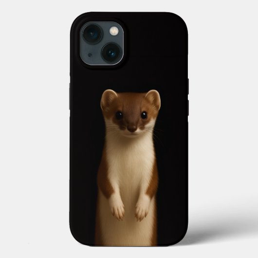 Zwarte 4 Luxe iPhone 13, Elegante Wezel Case-Mate iPhone Case (Achterkant)