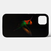Zwarte 4 Luxe iPhone 13 Hoes, Gepluimde Coquette K Case-Mate iPhone Case (Achterkant (horizontaal))
