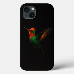 Zwarte 4 Luxe iPhone 13 Hoes, Gepluimde Coquette K Case-Mate iPhone Case