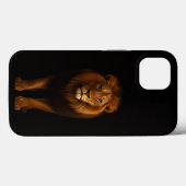 Zwarte 4 Luxe iPhone 13, Majestueuze Leeuw Case-Mate iPhone Case (Achterkant (horizontaal))