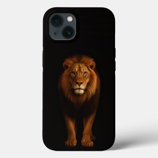 Zwarte 4 Luxe iPhone 13, Majestueuze Leeuw Case-Mate iPhone Case (Achterkant)