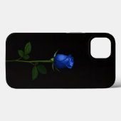 Zwarte 4 Luxe iPhone 13, Middernacht Blauwe Roos Case-Mate iPhone Case (Achterkant (horizontaal))