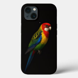 Zwarte 4 Luxe iPhone 13, oosterrosella-papegaai Case-Mate iPhone Case
