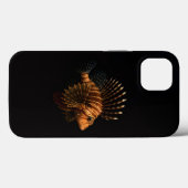 Zwarte 4 Luxe iPhone 13, Rode Leeuwvis Case-Mate iPhone Case (Achterkant (horizontaal))