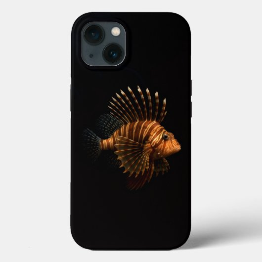 Zwarte 4 Luxe iPhone 13, Rode Leeuwvis Case-Mate iPhone Case (Achterkant)