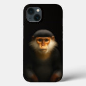 Zwarte 4 Luxe iPhone 13, Rood Douc Langur Case-Mate iPhone Case (Achterkant)