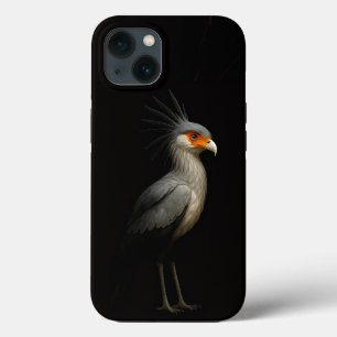 Zwarte 4 Luxe iPhone 13, Secretarisvogel Case-Mate iPhone Case