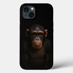 Zwarte 4 Luxe iPhone 13, Serene Chimpansee Case-Mate iPhone Case
