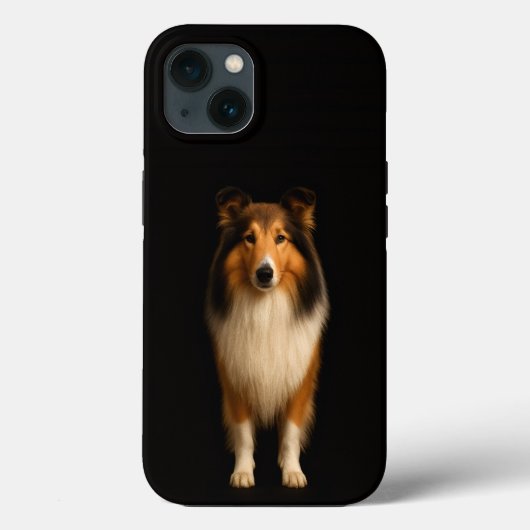 Zwarte 4 Luxe iPhone 13, trouwe Collie Case-Mate iPhone Case (Achterkant)