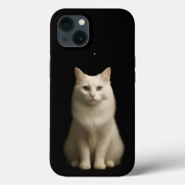 Zwarte 4 Luxe iPhone 13, Turkse Angorakat Case-Mate iPhone Case