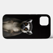 Zwarte 4 Luxe iPhone 13, Zachte Lemur Case-Mate iPhone Case (Achterkant (horizontaal))