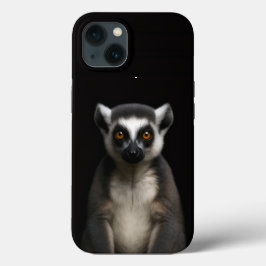 Zwarte 4 Luxe iPhone 13, Zachte Lemur Case-Mate iPhone Case