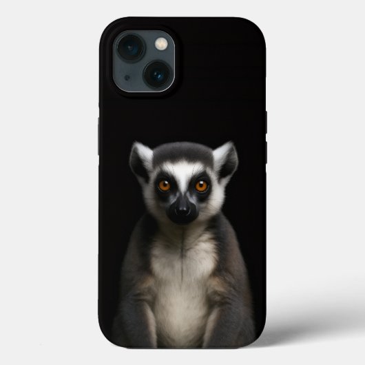 Zwarte 4 Luxe iPhone 13, Zachte Lemur Case-Mate iPhone Case (Achterkant)