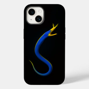 Zwarte 4 Luxe iPhone 14 Case-Mate, Blauwe Lintaal Case-Mate iPhone 14 Hoesje