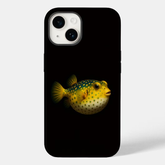 Zwarte 4 Luxe iPhone 14 Case-Mate, Kogelvis Case-Mate iPhone Case (Achterkant)