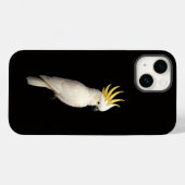 Zwarte 4 Luxe iPhone 14 Case-Mate, Kuifkaketoe Case-Mate iPhone Case (Achterkant (horizontaal))