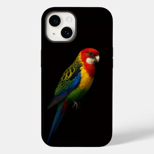 Zwarte 4 Luxe iPhone 14 Case-Mate, oostelijke rose Case-Mate iPhone Case (Achterkant)