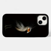 Zwarte 4 Luxe iPhone 14 Case-Mate, Secretarisvogel Case-Mate iPhone Case (Achterkant (horizontaal))