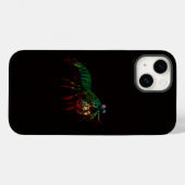 Zwarte 4 Luxe iPhone 14 Mate, bidsprinkhaan Case-Mate iPhone Case (Achterkant (horizontaal))