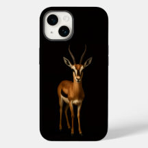 Zwarte 4 Luxe iPhone 14 Mate, Elegante Gazella