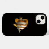 Zwarte 4 Luxe iPhone 14 Mate, Koraalvlinder Case-Mate iPhone Case (Achterkant (horizontaal))