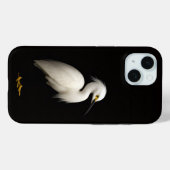 Zwarte 4 Luxe iPhone 15 Case-Mate, Grote Zilverrei Case-Mate iPhone Case (Achterkant (horizontaal))