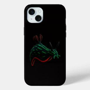 Zwarte 4 Luxe iPhone 15 Plus, Neon Zee Slak Mini Hoesje