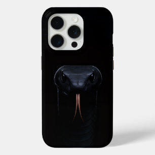 Zwarte 4 Luxe iPhone 15 Pro Case-Mate, Black Mamba Case