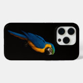 Zwarte 4 Luxe iPhone 15 Pro Mate Blauw Gele Ara Case-Mate iPhone Case (Achterkant (horizontaal))