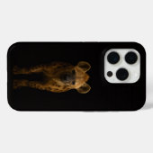 Zwarte 4 Luxe iPhone 15 Pro Mate Gevlekte Hyena Case-Mate iPhone Case (Achterkant (horizontaal))