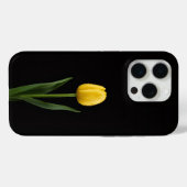 Zwarte 4 Luxe iPhone 15 Pro Mate Gouden Tulp Case-Mate iPhone Case (Achterkant (horizontaal))