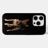 Zwarte 4 Luxe iPhone 15 Pro Mate Naakte Terriër Case-Mate iPhone Case (Achterkant (horizontaal))