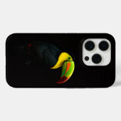Zwarte 4 Luxe iPhone 15 Pro Mate neushoorntok Case-Mate iPhone Case (Achterkant (horizontaal))
