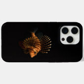 Zwarte 4 Luxe iPhone 15 Pro Max, Blauwe Rode Leeuw Case-Mate iPhone Case (Achterkant (horizontaal))