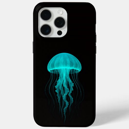 Zwarte 4 Luxe iPhone 15 Pro Max, Groene kwal Case-Mate iPhone Case (Achterkant)