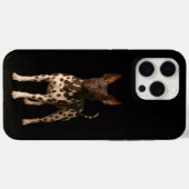 Zwarte 4 Luxe iPhone 15 Pro Max, Haarlose Terrier Case-Mate iPhone Case (Achterkant (horizontaal))